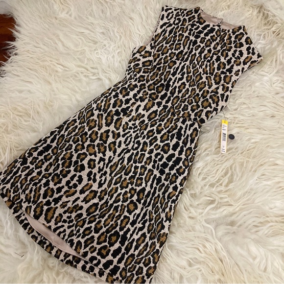 ALICE + OLIVIA Animal Print Mini Dress - Picture 5 of 16